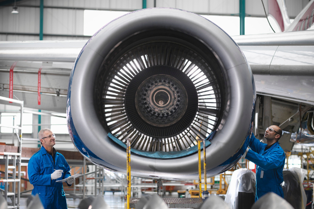 aerospace image of aircraft engine